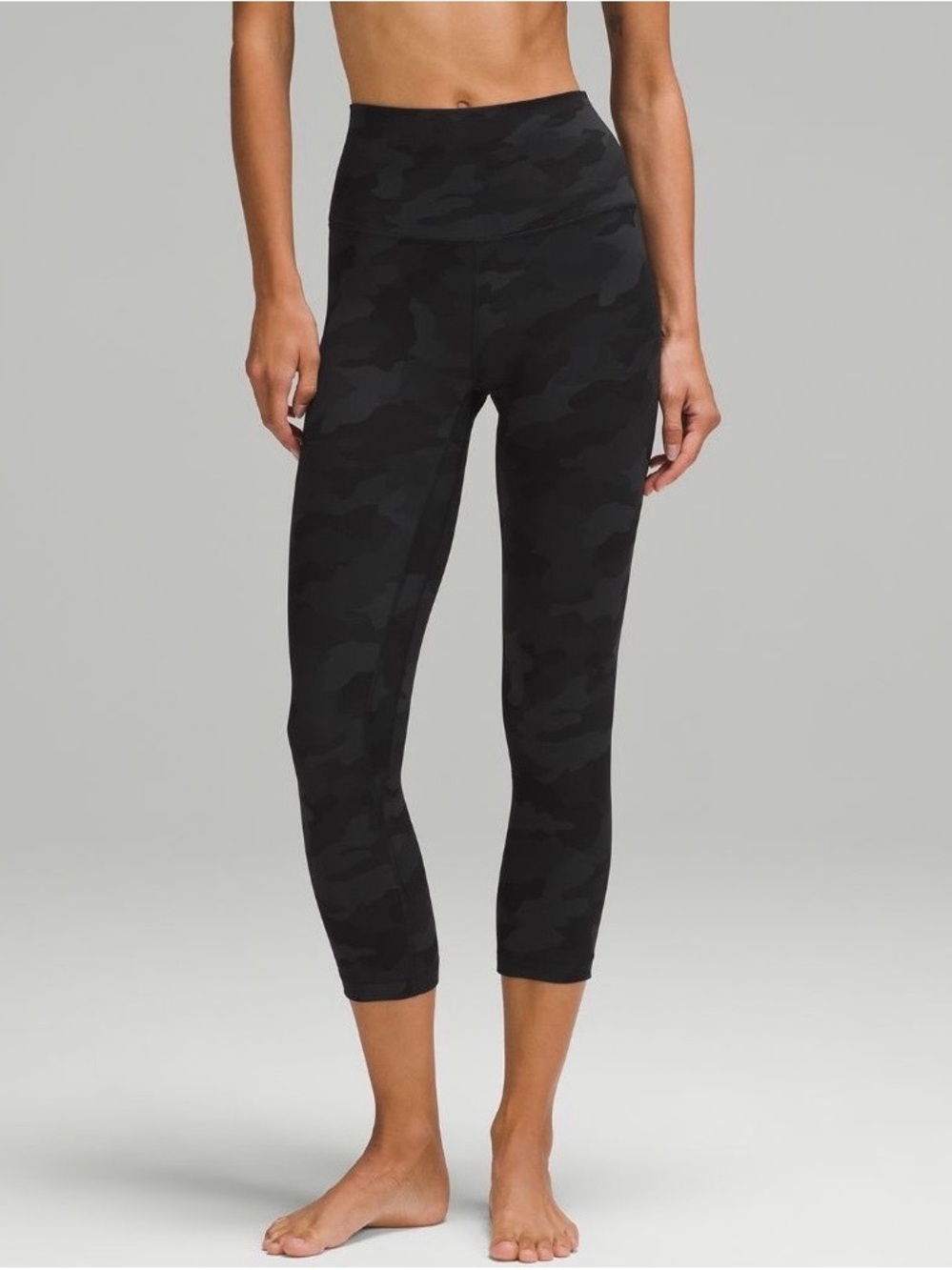Lululemon Align High-Rise Cropped Camo Leggings